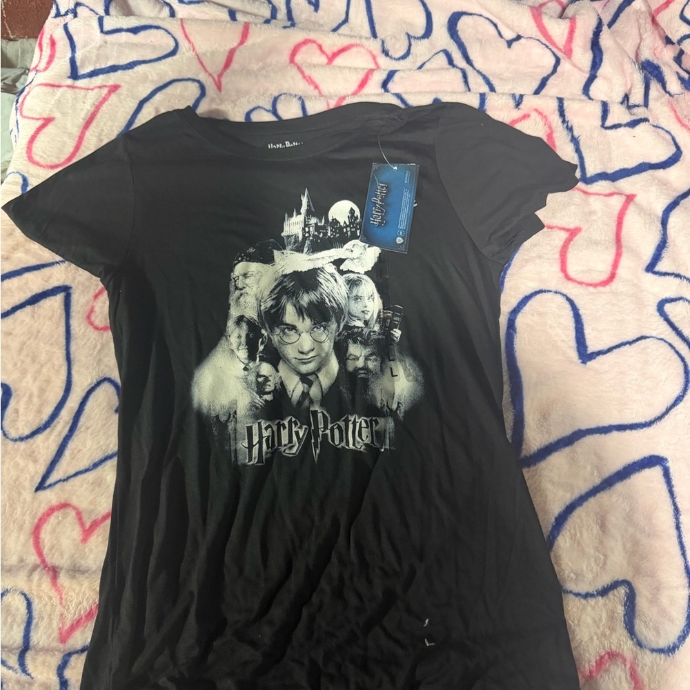 Warner Bros. Black Harry Potter Short Sleeve Tee
